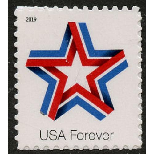 #5361 Star Ribbon, Sheet Stamp