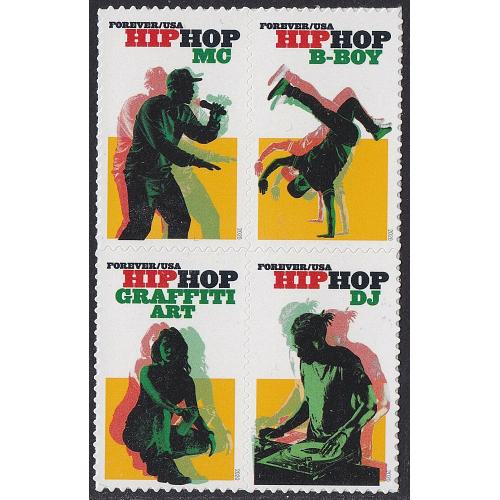#5483a Hip-Hop, Block of Four