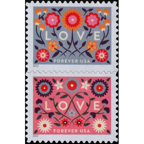 #5661a Love, Vertical Pair 2022