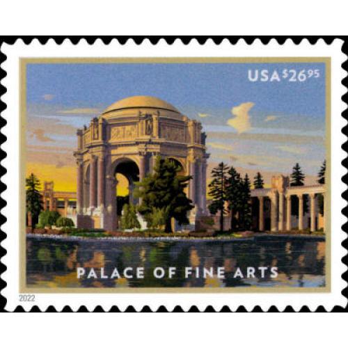 #5667 Palace of Fine Arts, Priority Express Mail, Single Stamp