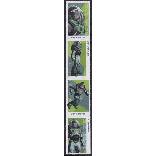 #5712bv Buzz Lightyear, Vertical Strip of Four