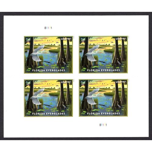 #5751 Florida Everglades, Mini-sheet of Four