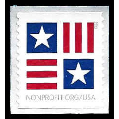 #5756 Patriotic Stars & Bars, Coil From Plate B111