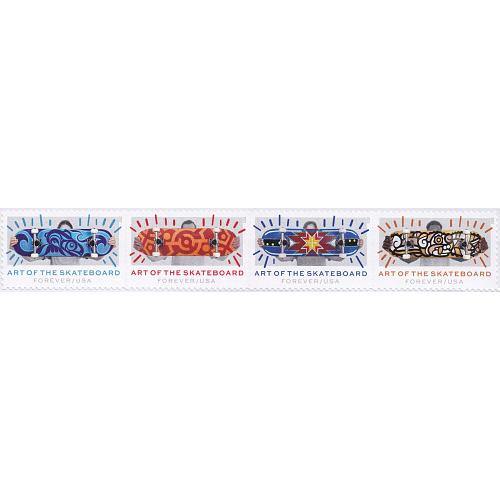 #5766bh Skateboards, Horizontal Strip of Four