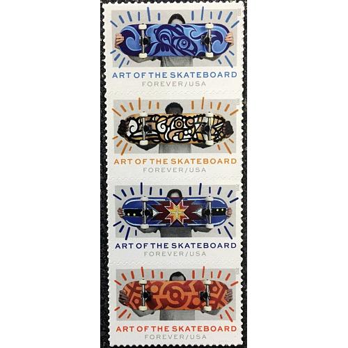 #5766bv Skateboards, Vertical Strip of Four