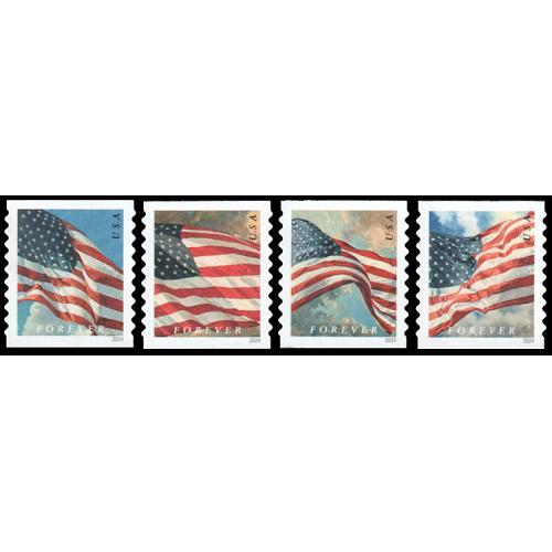#5871-5874 Four Flags (Time of Day) Set of Four Coil Singles (APU)