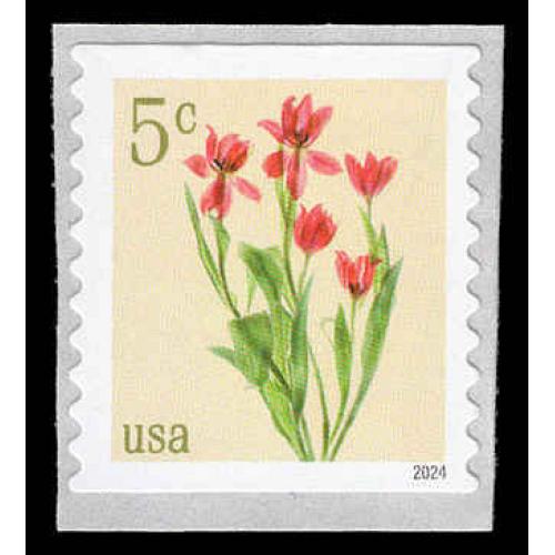 #5905 5¢ Red Tulips, Coil