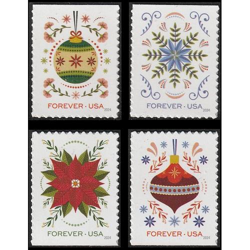 #5944-2 Holiday Joy, Set of Four Singles