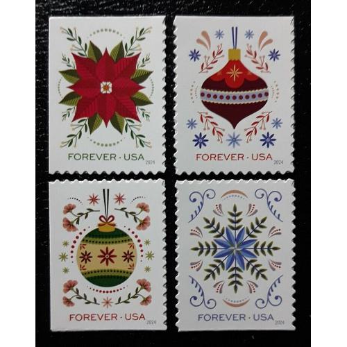 #5944b-1 Holiday Joy, Set of Four Single