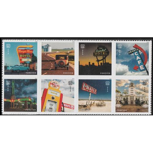 #6081a Route 66, Block of Eight