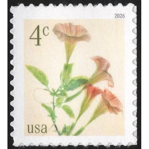 #6044 Angel's Trumpets , Sheet Stamp