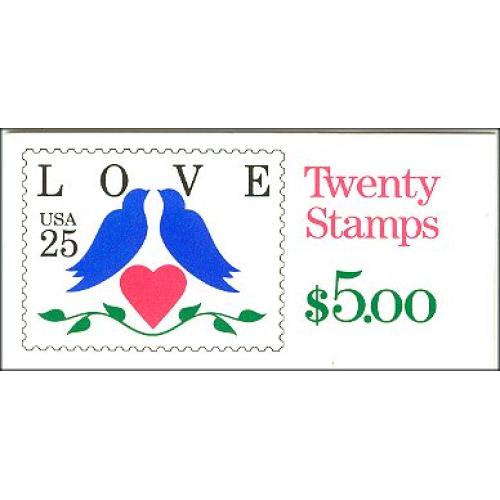 #BK169 Love, Doves & Heart, Plate #1211