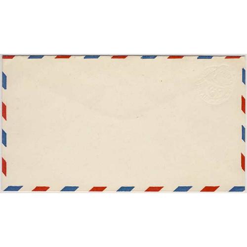 #UC3 Air Post Stamped Envelope, Albino