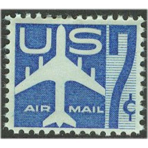 #C51 Jet Silhouette, Blue
