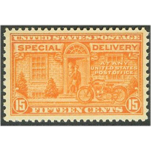 #E16, 15¢ Motorcycle Delivery, 11x10½