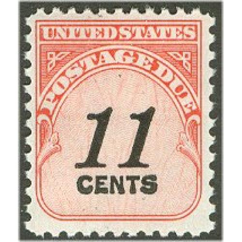 #J102 11¢ Postage Due
