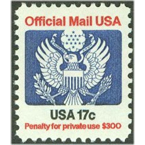 #O130 17¢ Official Mail