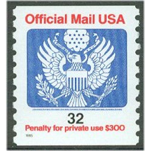 #O153 32¢ Official Mail, Coil