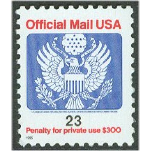 #O156 23(¢) Official Mail (No ¢ sign)