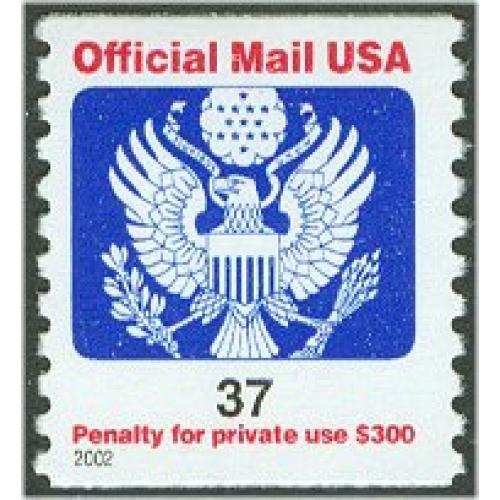 #O159 37¢ Official Mail Coil, Eagle