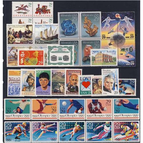 1992 United States Mint Commemorative Year Set