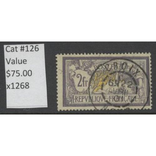 France #1268 Used, Catalog Value $75.00