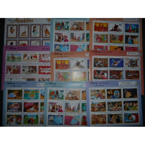 A Virtual Treasure Trove of Disney Stamps, 100's