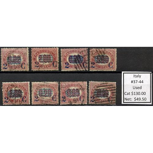 Italy, Used Complete Set of 8