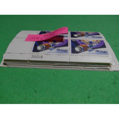 *53 Assorted Plate Number Blocks, $16.12 Face