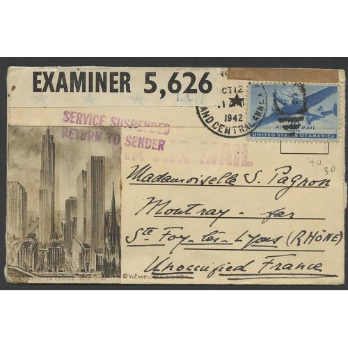 #C30, Oct 12, 1942 To Unoccupied France, Unusual!