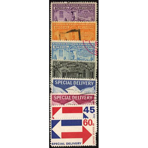 #E15-E17, E19-E23 Special Delivery, USED, CV: $2.00