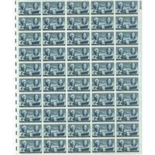 #947 Postage Stamp Centenary, Sheet of 50 Stamps