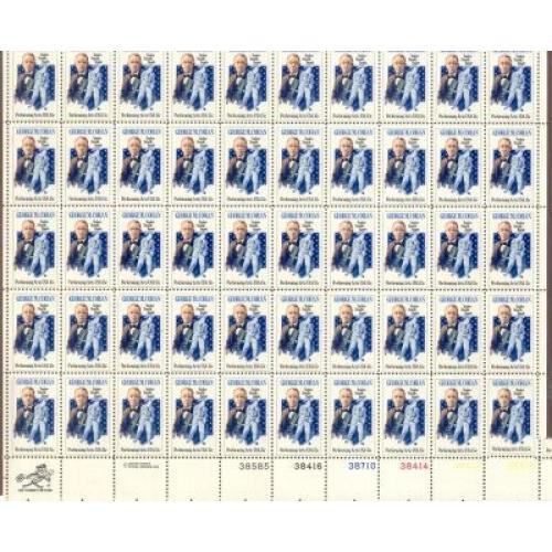 #1756 George M. Cohan,  Sheet of 50 Stamps