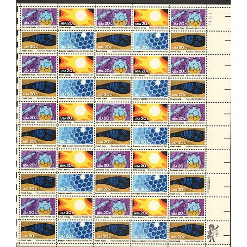 #2009a Knoxville Fair, Sheet of 50 Stamps