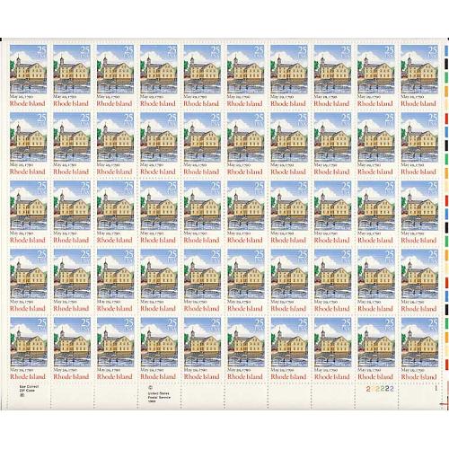 #2348 Rhode Island, Sheet of 50