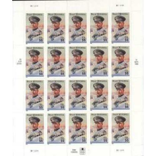 #3330 General "Billy" Mitchell, Sheet of 20