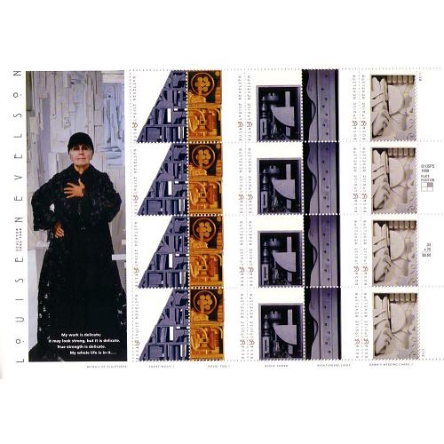 #3379-83 Louise Nevelson Mint Sheet of 20 Stamps