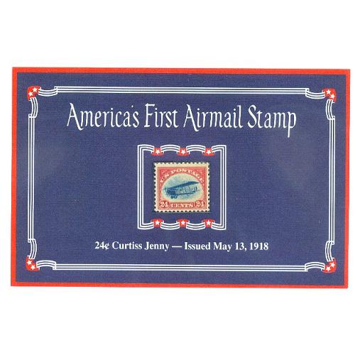 1918 Americas First Airmail Stamp