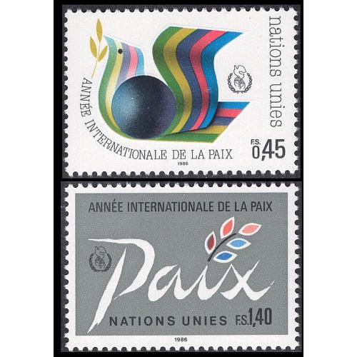 #148-49 International Peace Year (Geneva)