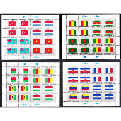 #325-40 Flag Series, Four Sheets