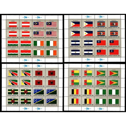 #374-289 Flag Series, Four Sheets