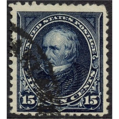 #259 15¢ Clay, Dark Blue