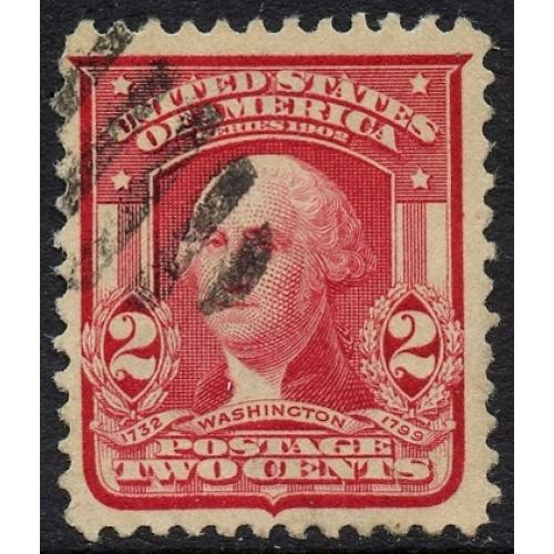 #319 2¢ Washington, Carmine