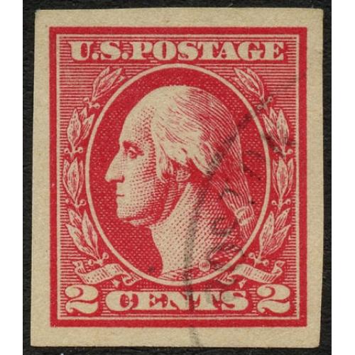 #534A 2¢ Washington, Carmine Imperforate Type VI