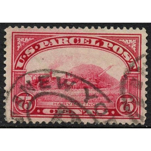 #Q11 75¢ Harvesting, Carmine Rose