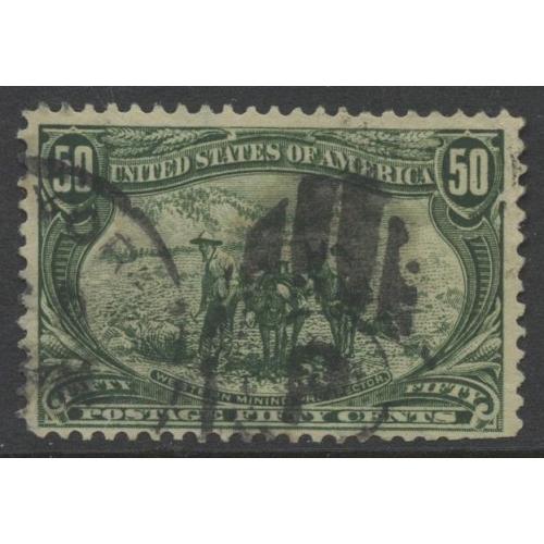 #291 50¢ Mining Prospector, Sage Green