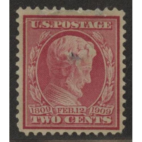 #367 2¢ Lincoln, Carmine