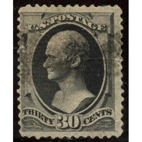 #190 30¢ Alexander Hamilton, Gray Black