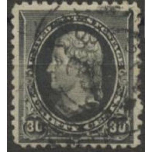 #228 30¢ Jefferson, Black