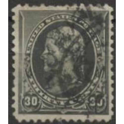 #228 30¢ Jefferson, Black